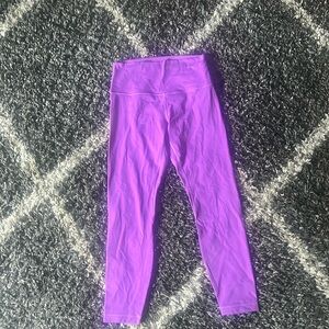 Purple lululemon align leggings 25” size- 8